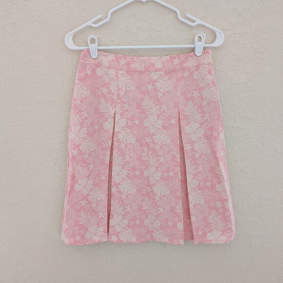 Tommy Bahama Linen Silk Pleated Mini Tennis Skirt Size 2 - Picture 1 of 7